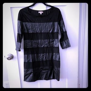 Suede and Leather Gianna Bini dress.